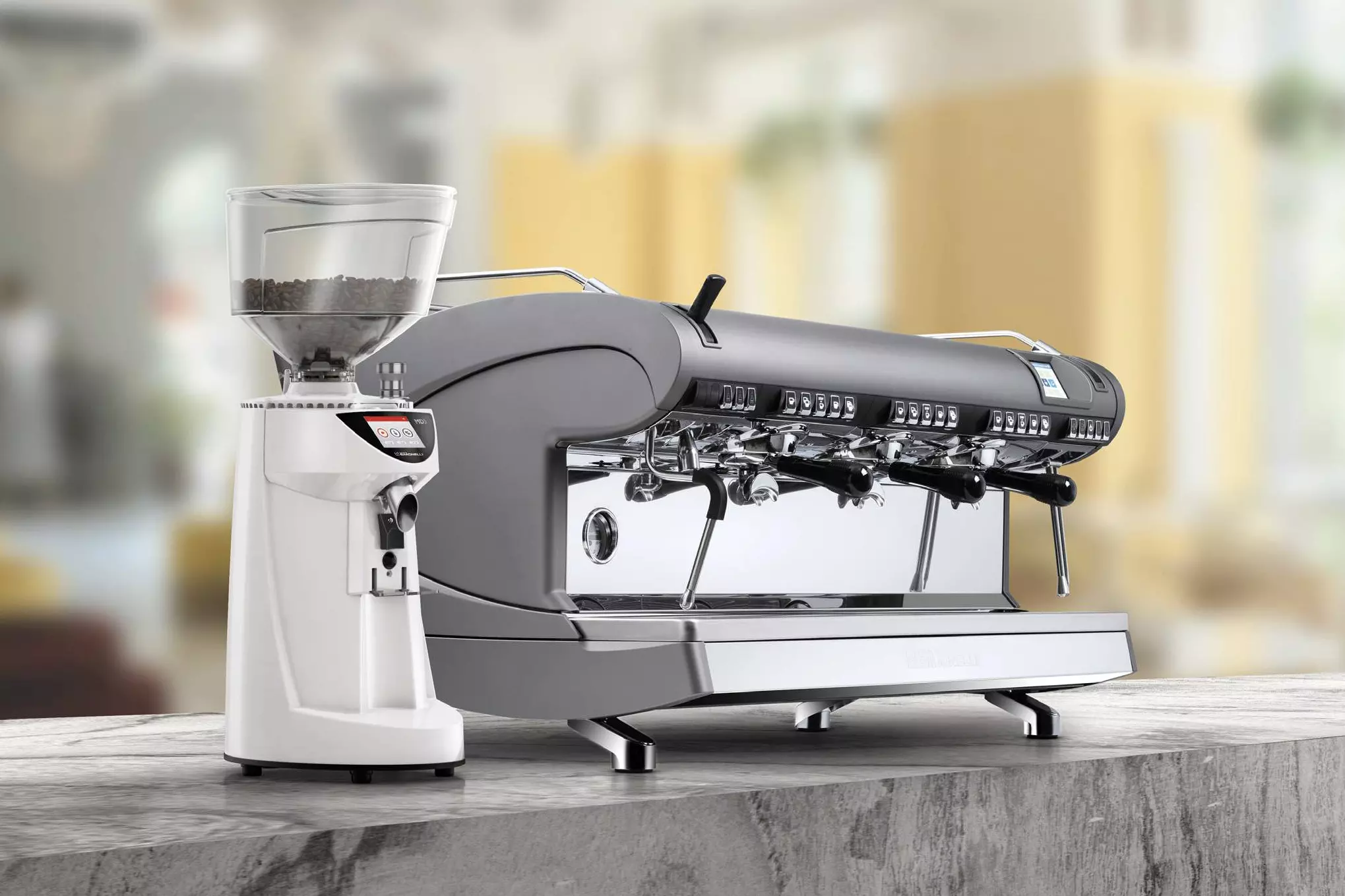 Nuova Simonelli MDJ elektrický mlýnek červený | Lázeňská káva